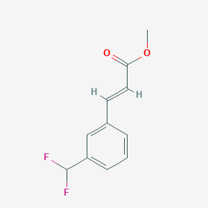 Methyl 3-(3-(difluoromethyl)phenyl)acrylate