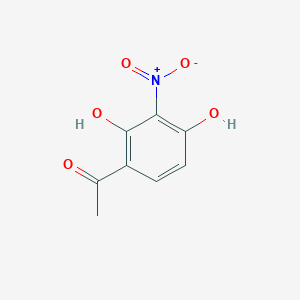 molecular formula C8H7NO5 B1356497 1-(2,4-Dihydroxy-3-nitrophenyl)ethanone CAS No. 89684-58-2