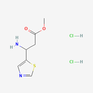 Methyl3-amino-3-(1,3-thiazol-5-yl)propanoatedihydrochloride