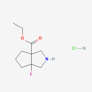 Ethyl 6a-fluoro-octahydrocyclopenta[c]pyrrole-3a-carboxylate hydrochloride