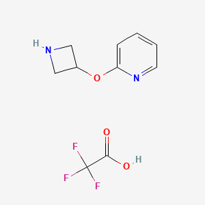 2-(Azetidin-3-yloxy)pyridine,trifluoroaceticacid