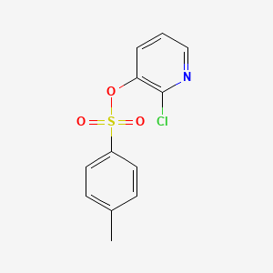 molecular formula C12H10ClNO3S B13565056 2-Chloropyridin-3-yl 4-methylbenzene-1-sulfonate 