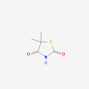 molecular formula C5H7NO2S B1356508 5,5-Dimethyl-1,3-thiazolidine-2,4-dione CAS No. 3324-15-0