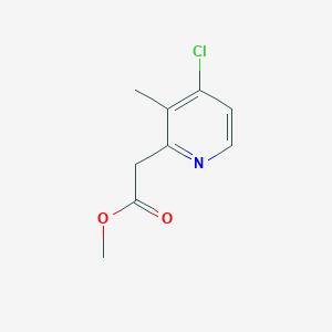 Methyl2-(4-chloro-3-methylpyridin-2-yl)acetate