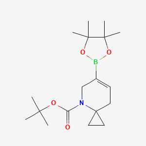 Tert-butyl 6-(4,4,5,5-tetramethyl-1,3,2-dioxaborolan-2-yl)-4-azaspiro[2.5]oct-6-ene-4-carboxylate