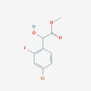 Methyl 2-(4-bromo-2-fluorophenyl)-2-hydroxyacetate