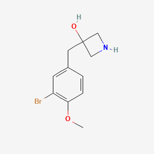 3-(3-Bromo-4-methoxybenzyl)azetidin-3-ol