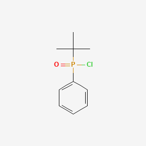 molecular formula C10H14ClOP B13565140 (1,1-Dimethylethyl)phenylphosphinic chloride CAS No. 4923-85-7