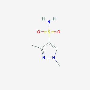molecular formula C5H9N3O2S B1356517 1,3-Dimethyl-1H-pyrazole-4-sulfonamide CAS No. 88398-53-2