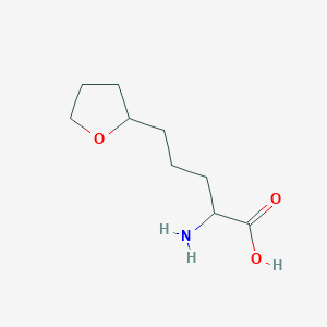 2-Amino-5-(tetrahydrofuran-2-yl)pentanoic acid