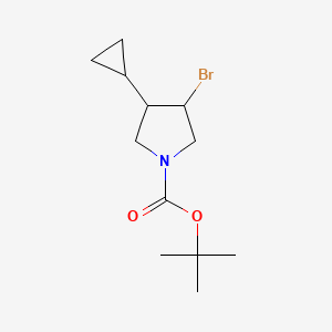 Tert-butyl3-bromo-4-cyclopropylpyrrolidine-1-carboxylate