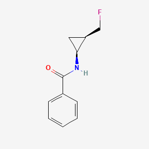 rac-N-[(1R,2S)-2-(fluoromethyl)cyclopropyl]benzamide