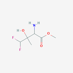 Methyl 2-amino-4,4-difluoro-3-hydroxy-3-methylbutanoate