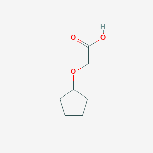 molecular formula C7H12O3 B1356524 2-(Cyclopentyloxy)acetic acid CAS No. 95832-60-3
