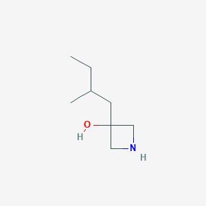 3-(2-Methylbutyl)azetidin-3-ol