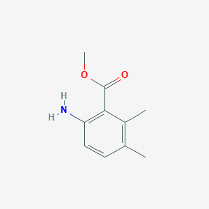 molecular formula C10H13NO2 B13565269 Methyl 6-amino-2,3-dimethylbenzoate 