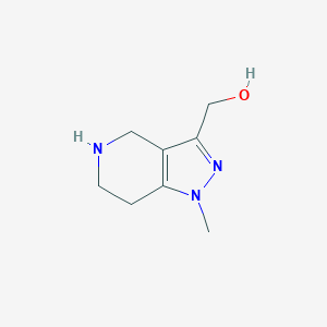 (1-methyl-4,5,6,7-tetrahydro-1H-pyrazolo[4,3-c]pyridin-3-yl)methanol