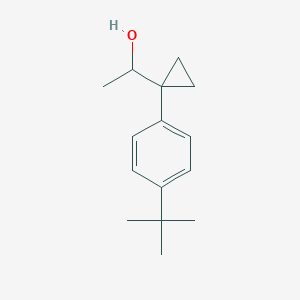 1-[1-(4-Tert-butylphenyl)cyclopropyl]ethan-1-ol