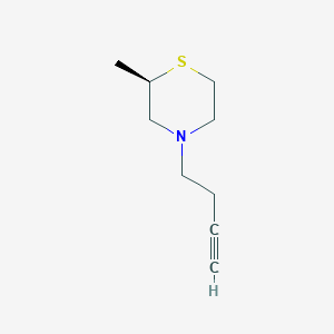 (2R)-4-(but-3-yn-1-yl)-2-methylthiomorpholine