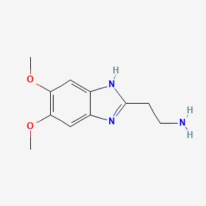 2-(5,6-Dimethoxy-1H-benzo[d]imidazol-2-yl)ethan-1-amine