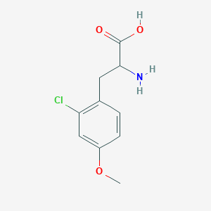 2-Amino-3-(2-chloro-4-methoxyphenyl)propanoic acid