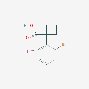 1-(2-Bromo-6-fluorophenyl)cyclobutanecarboxylic acid