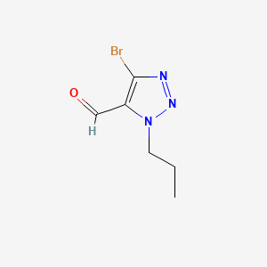 4-bromo-1-propyl-1H-1,2,3-Triazole-5-carboxaldehyde