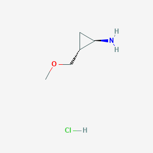 (1R,2R)-2-(methoxymethyl)cyclopropan-1-aminehydrochloride