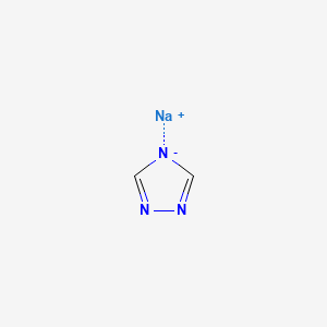 molecular formula C2H2N3Na B1356542 1,2,4-三唑钠 CAS No. 43177-42-0
