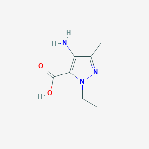 4-amino-1-ethyl-3-methyl-1H-pyrazole-5-carboxylic acid