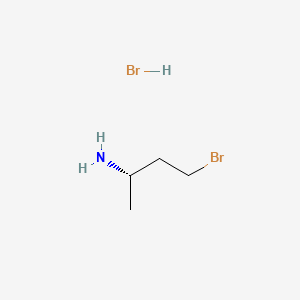 molecular formula C4H11Br2N B13565461 (2S)-4-bromobutan-2-aminehydrobromide CAS No. 2803755-52-2