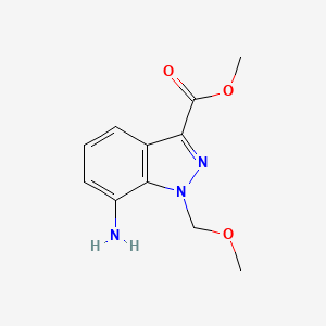 methyl 7-amino-1-(methoxymethyl)-1H-indazole-3-carboxylate