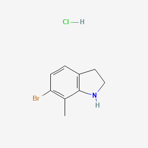 6-bromo-7-methyl-2,3-dihydro-1H-indole hydrochloride