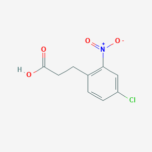 3-(4-Chloro-2-nitrophenyl)propanoic acid