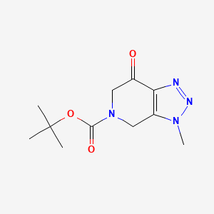 tert-butyl3-methyl-7-oxo-3H,4H,5H,6H,7H-[1,2,3]triazolo[4,5-c]pyridine-5-carboxylate