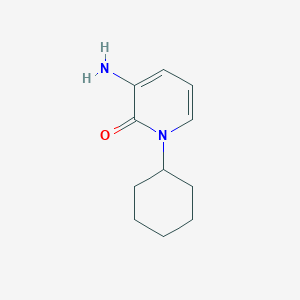 3-Amino-1-cyclohexyl-2(1H)-pyridinone