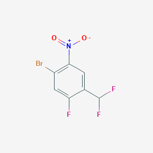 1-Bromo-4-(difluoromethyl)-5-fluoro-2-nitrobenzene