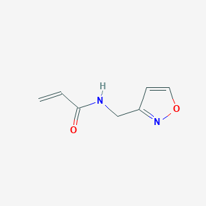 molecular formula C7H8N2O2 B13565751 N-[(1,2-oxazol-3-yl)methyl]prop-2-enamide CAS No. 1538247-84-5