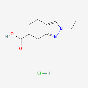 2-ethyl-4,5,6,7-tetrahydro-2H-indazole-6-carboxylicacidhydrochloride