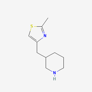 2-Methyl-4-(piperidin-3-ylmethyl)thiazole