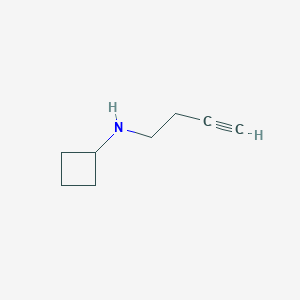 n-(But-3-yn-1-yl)cyclobutanamine