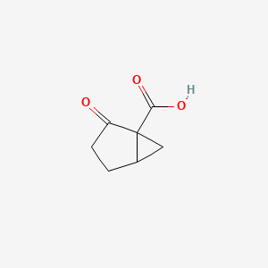 molecular formula C7H8O3 B13565953 2-Oxobicyclo[3.1.0]hexane-1-carboxylic acid 