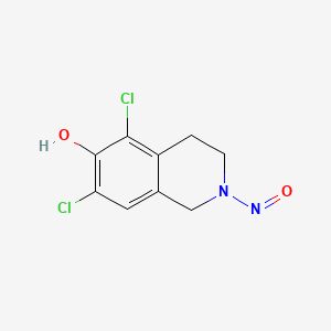 5,7-Dichloro-2-nitroso-1,2,3,4-tetrahydroisoquinolin-6-ol