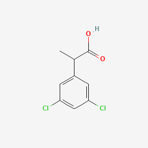 molecular formula C9H8Cl2O2 B13565989 2-(3,5-Dichlorophenyl)propanoic acid CAS No. 1417627-15-6