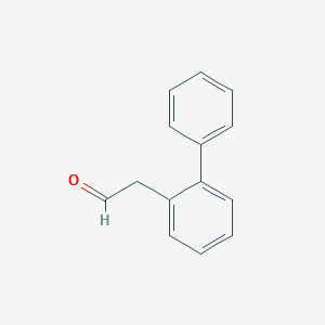 molecular formula C14H12O B13566025 2-([1,1'-Biphenyl]-2-yl)acetaldehyde 