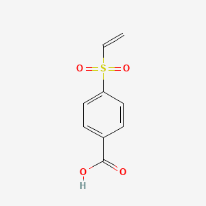 molecular formula C9H8O4S B1356606 4-(乙烯基磺酰基)苯甲酸 CAS No. 95535-40-3