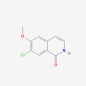 7-Chloro-6-methoxyisoquinolin-1(2H)-one