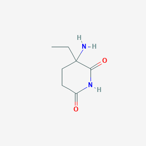 3-Amino-3-ethylpiperidine-2,6-dione