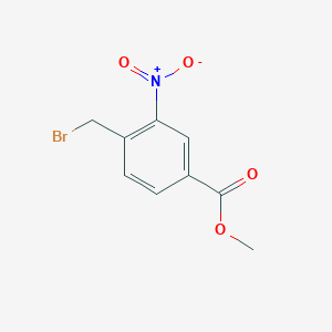 molecular formula C9H8BrNO4 B1356613 4-(溴甲基)-3-硝基苯甲酸甲酯 CAS No. 88089-94-5