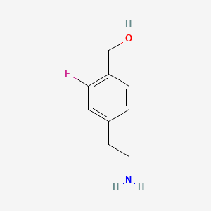 [4-(2-Aminoethyl)-2-fluorophenyl]methanol